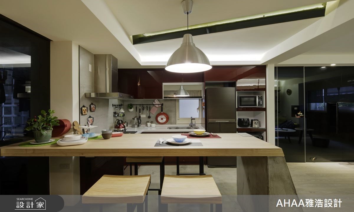 35坪老屋(16~30年)＿北歐風餐廳廚房案例圖片＿雅浩設計有限公司＿雅浩_01之3