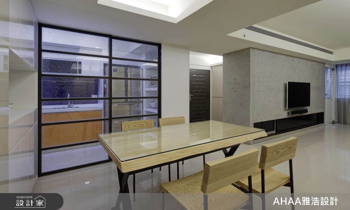 35坪老屋(16~30年)＿現代風玄關客廳餐廳廚房案例圖片＿雅浩設計有限公司＿雅浩_04之9