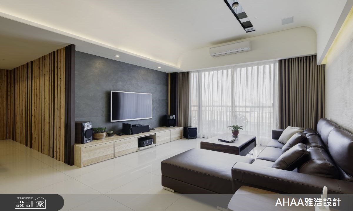 43坪新成屋(5年以下)＿混搭風客廳案例圖片＿雅浩設計有限公司＿雅浩_05之1