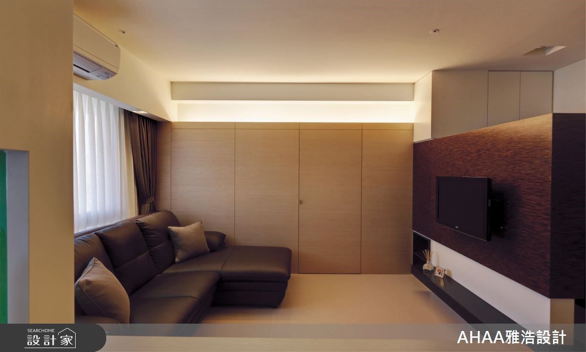 14坪預售屋＿簡約風客廳案例圖片＿雅浩設計有限公司＿雅浩_06之1