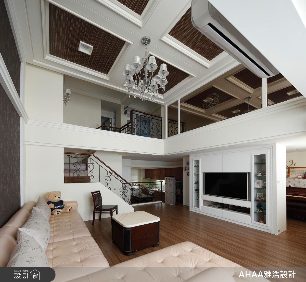 43坪老屋(16~30年)＿新古典客廳樓梯案例圖片＿雅浩設計有限公司＿雅浩_07之1