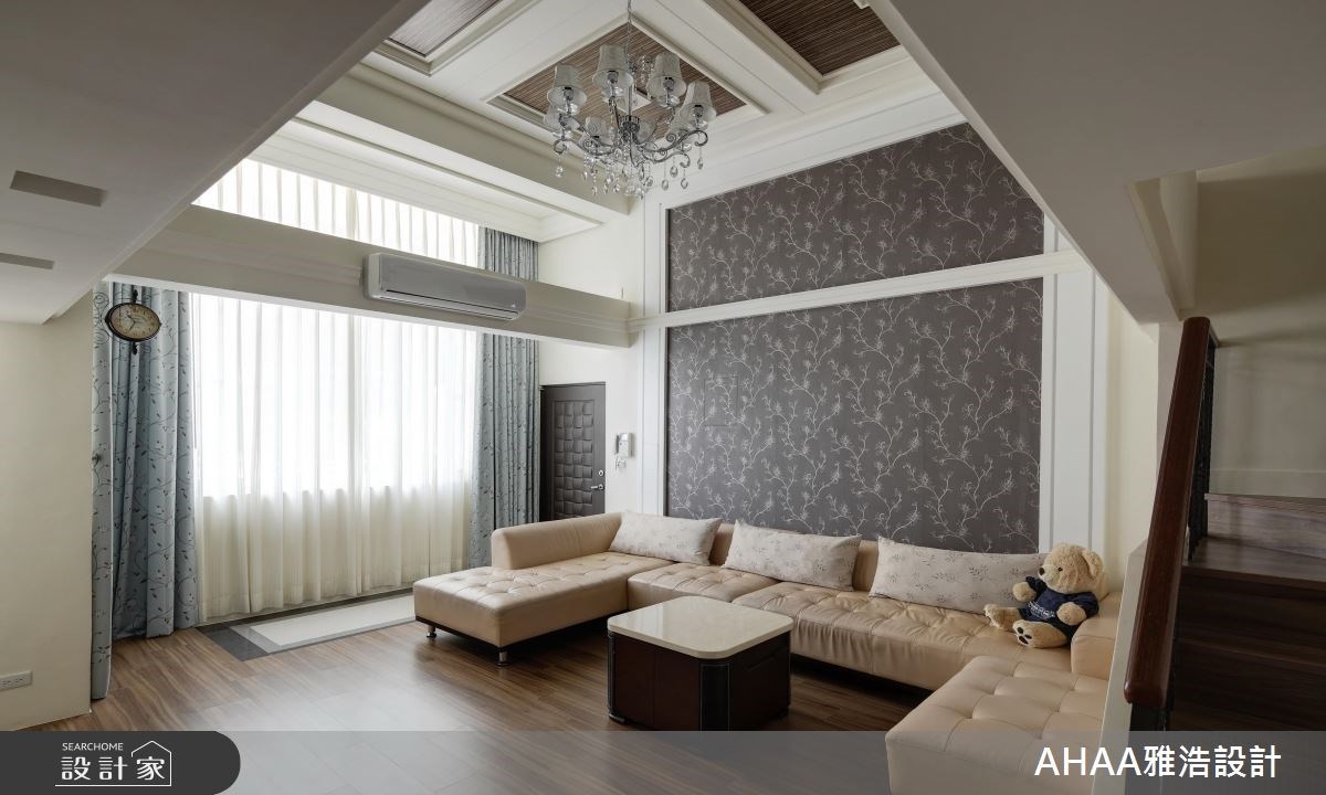 43坪老屋(16~30年)＿新古典客廳樓梯案例圖片＿雅浩設計有限公司＿雅浩_07之2