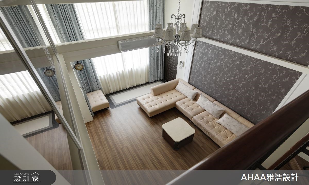 43坪老屋(16~30年)＿新古典客廳樓梯案例圖片＿雅浩設計有限公司＿雅浩_07之3