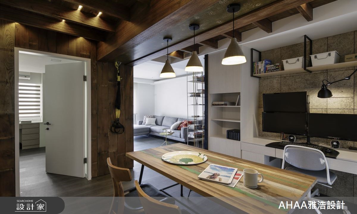 25坪中古屋(5~15年)＿北歐風客廳餐廳臥室工作區案例圖片＿雅浩設計有限公司＿雅浩_11之13