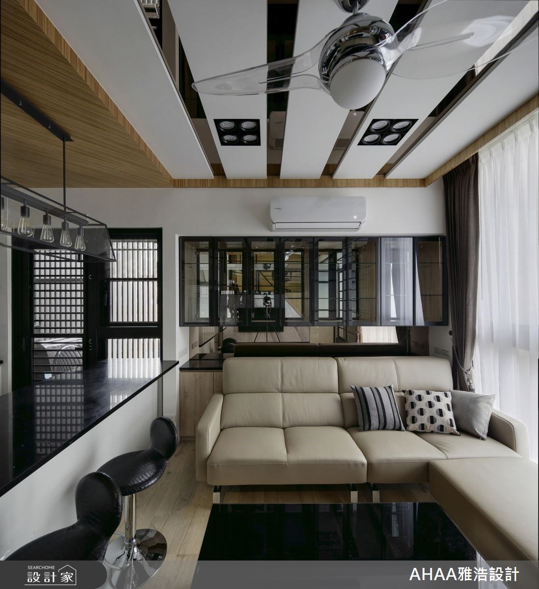 12坪新成屋(5年以下)＿現代風客廳吧檯案例圖片＿雅浩設計有限公司＿雅浩_15之4