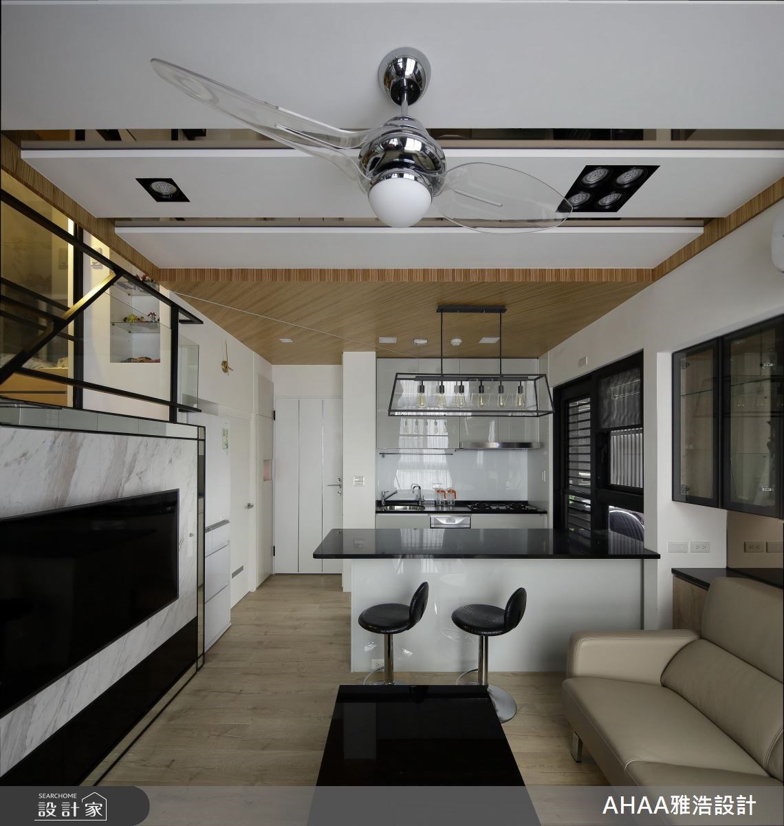 12坪新成屋(5年以下)＿現代風客廳吧檯案例圖片＿雅浩設計有限公司＿雅浩_15之6