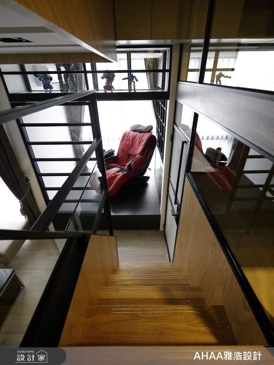 12坪新成屋(5年以下)＿現代風樓梯案例圖片＿雅浩設計有限公司＿雅浩_15之7