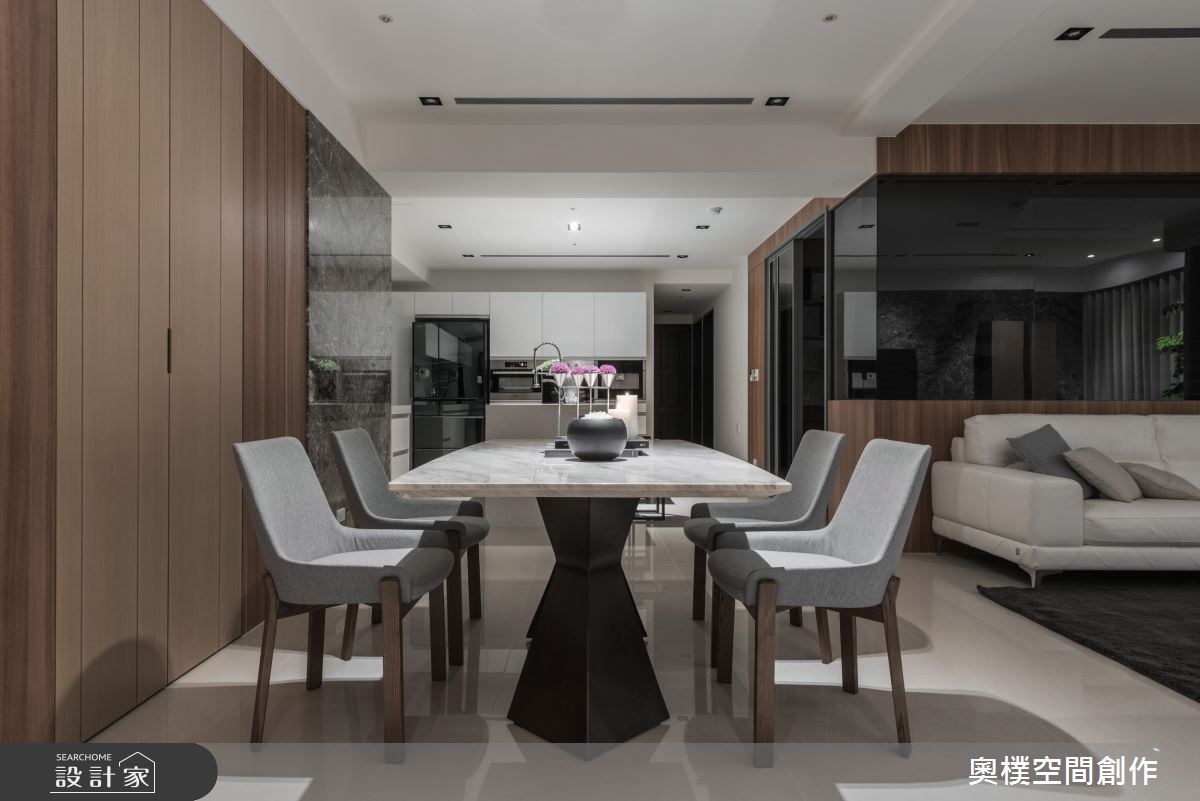新成屋(5年以下)＿現代風客廳餐廳吧檯案例圖片＿奧樸空間創作有限公司＿奧樸_07之12