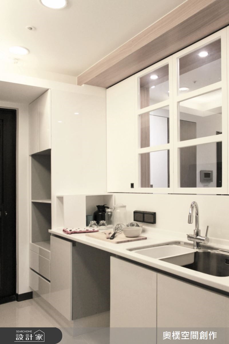 28坪新成屋(5年以下)＿北歐風廚房案例圖片＿奧樸空間創作有限公司＿奧樸_02之9