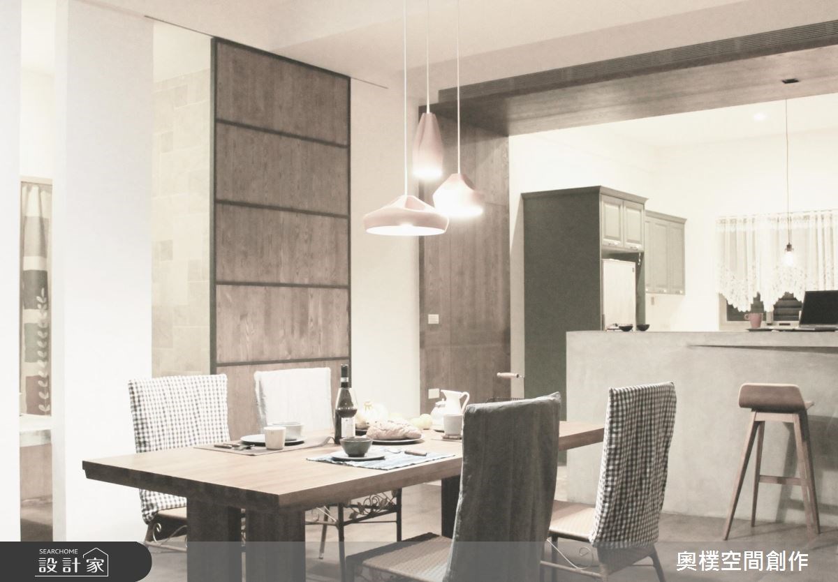 85坪新成屋(5年以下)＿休閒風餐廳吧檯案例圖片＿奧樸空間創作有限公司＿奧樸_04之4
