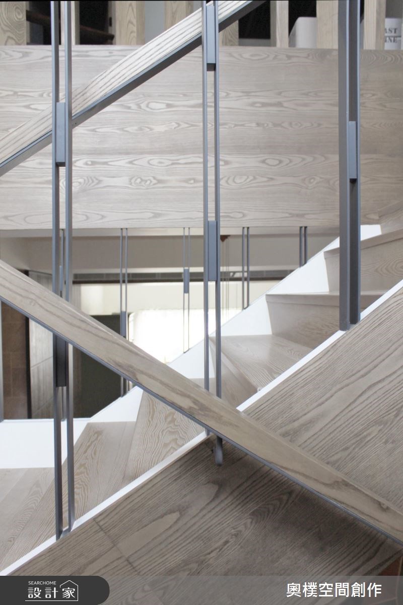 85坪新成屋(5年以下)＿休閒風樓梯案例圖片＿奧樸空間創作有限公司＿奧樸_04之9