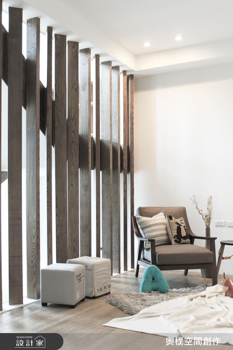 85坪新成屋(5年以下)＿休閒風客廳案例圖片＿奧樸空間創作有限公司＿奧樸_04之11