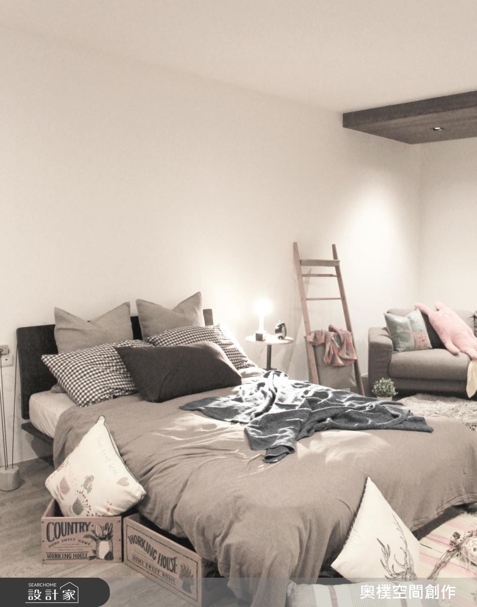 85坪新成屋(5年以下)＿休閒風臥室案例圖片＿奧樸空間創作有限公司＿奧樸_04之15