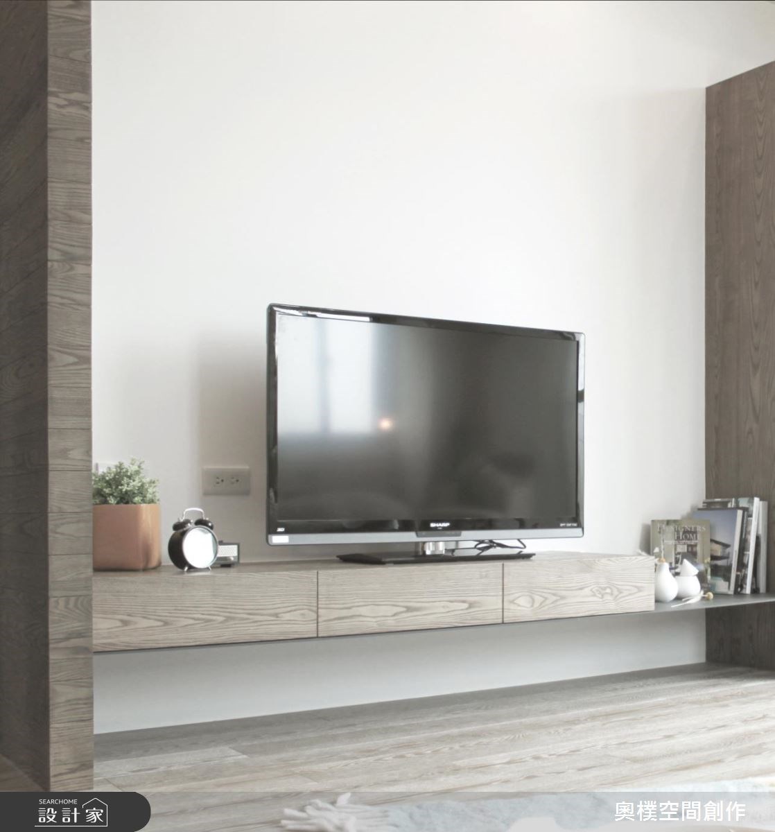85坪新成屋(5年以下)＿休閒風客廳案例圖片＿奧樸空間創作有限公司＿奧樸_04之17