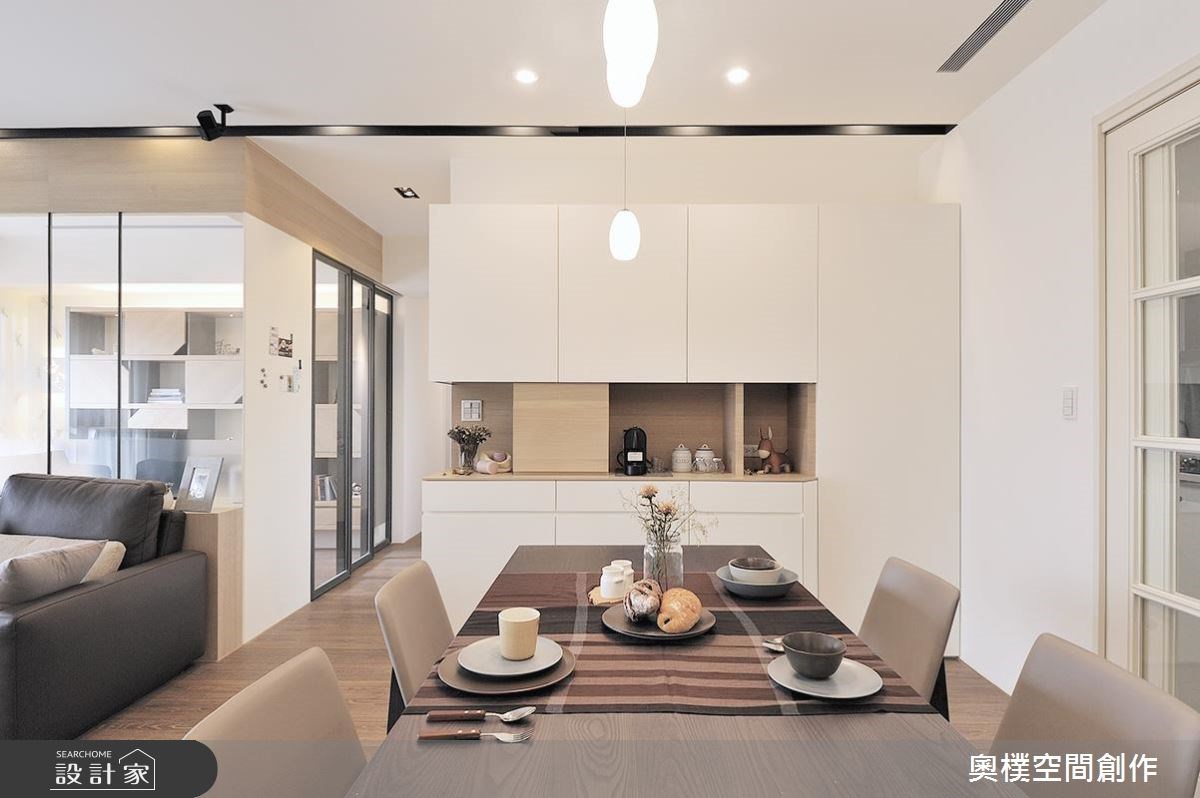 28坪新成屋(5年以下)＿北歐風餐廳案例圖片＿奧樸空間創作有限公司＿奧樸_03之2