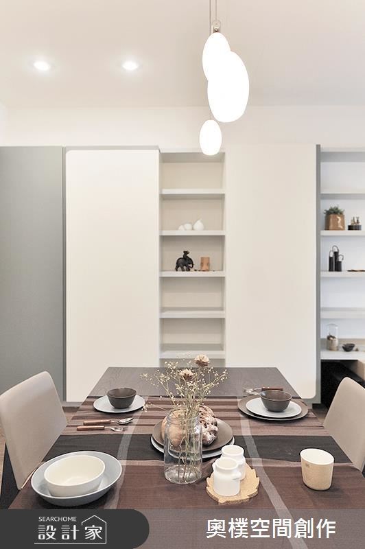 28坪新成屋(5年以下)＿北歐風餐廳案例圖片＿奧樸空間創作有限公司＿奧樸_03之4