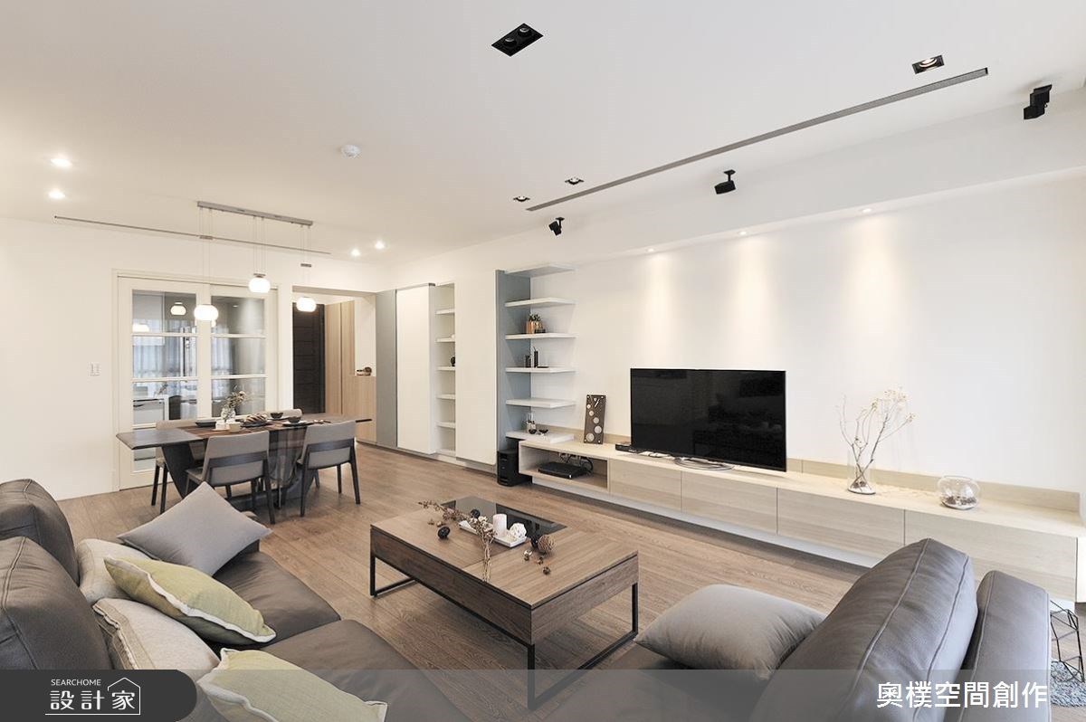28坪新成屋(5年以下)＿北歐風客廳餐廳案例圖片＿奧樸空間創作有限公司＿奧樸_03之7