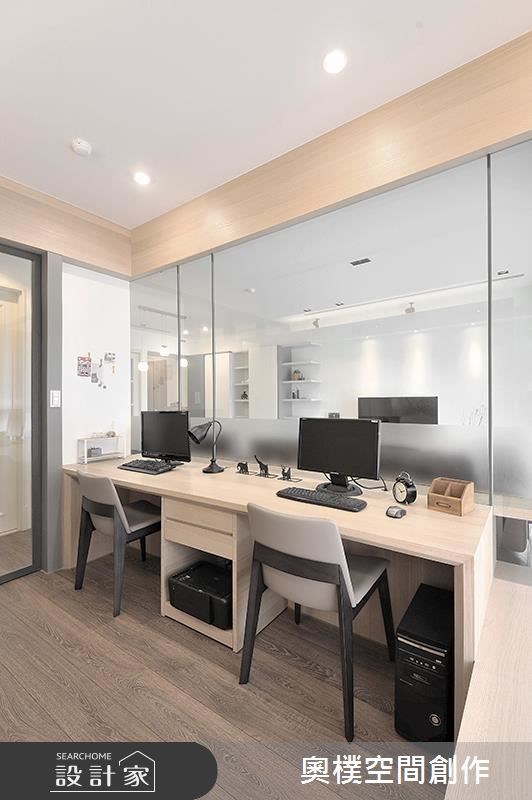 28坪新成屋(5年以下)＿北歐風工作區案例圖片＿奧樸空間創作有限公司＿奧樸_03之9