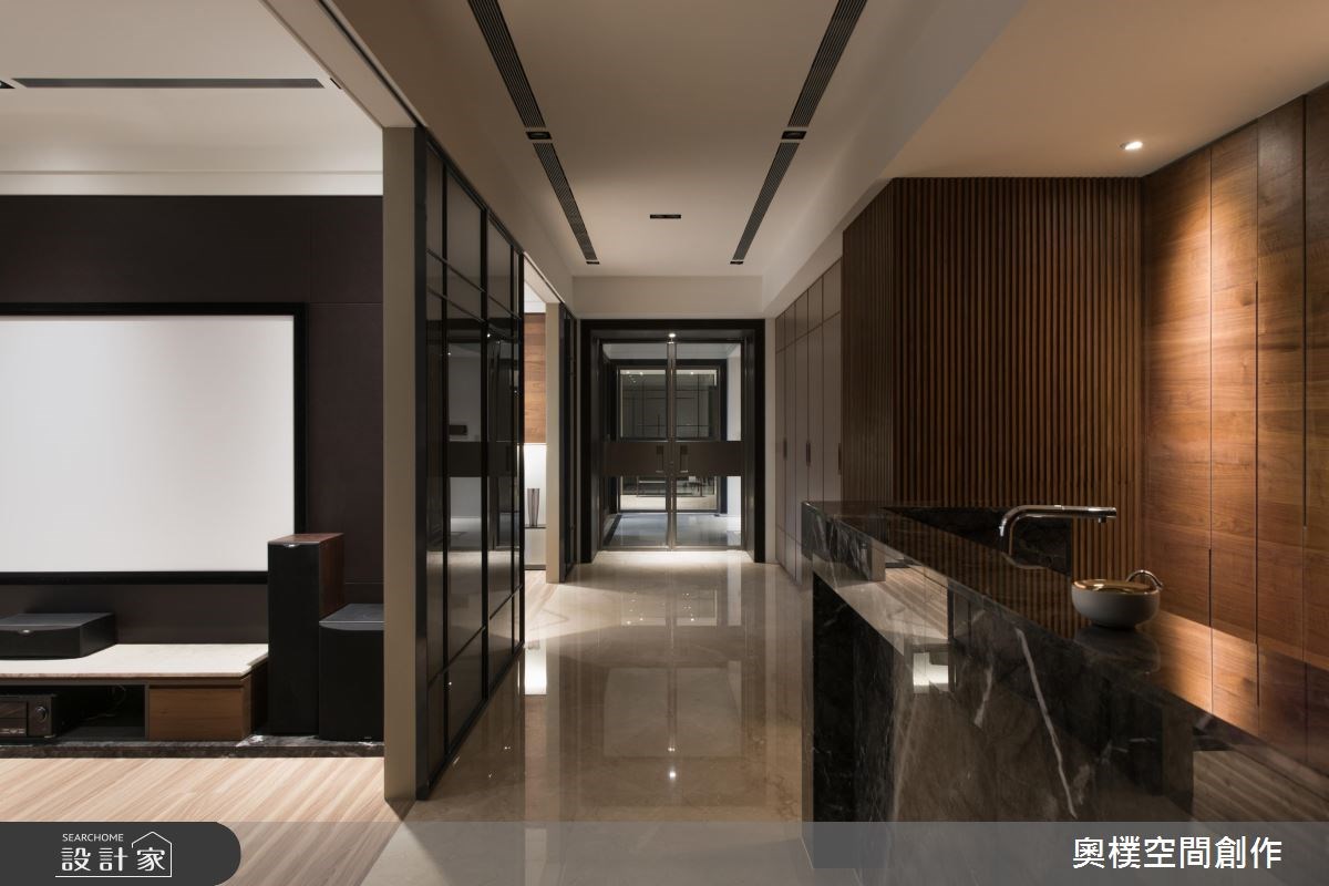 130坪預售屋＿現代風吧檯走廊案例圖片＿奧樸空間創作有限公司＿奧樸_09之11