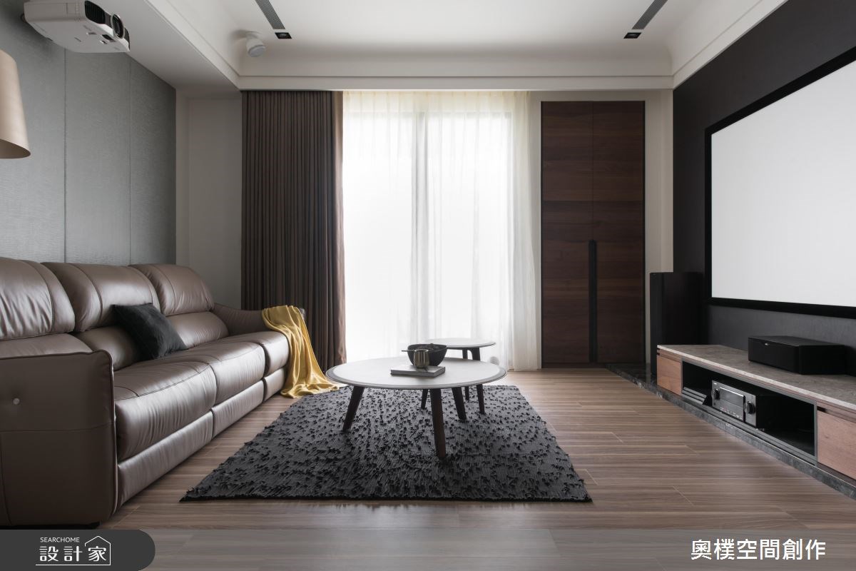 130坪預售屋＿現代風客廳案例圖片＿奧樸空間創作有限公司＿奧樸_09之16
