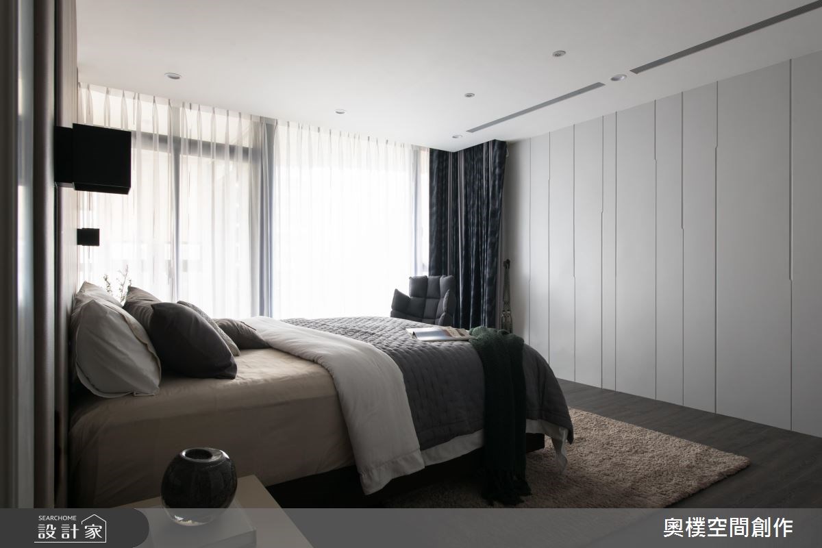 130坪預售屋＿現代風臥室案例圖片＿奧樸空間創作有限公司＿奧樸_09之19