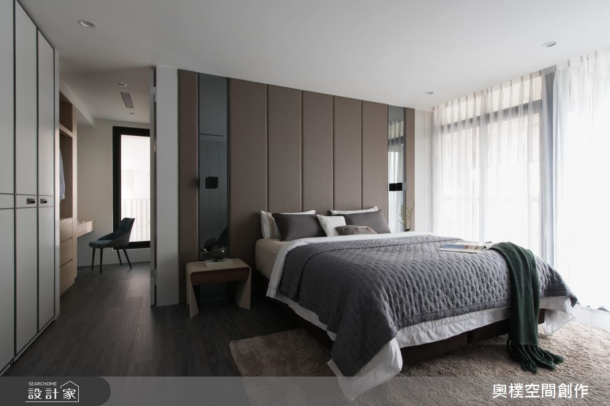 130坪預售屋＿現代風臥室更衣間案例圖片＿奧樸空間創作有限公司＿奧樸_09之21