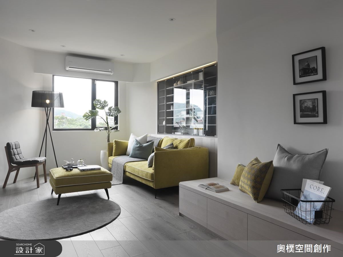 60坪老屋(16~30年)＿休閒風客廳案例圖片＿奧樸空間創作有限公司＿奧樸_14之12