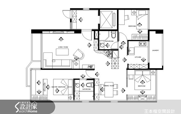 35坪新成屋(5年以下)＿奢華風案例圖片＿王本楷空間設計＿王本楷_03之19