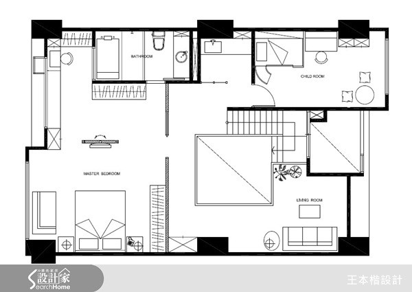 60坪新成屋(5年以下)＿混搭風案例圖片＿王本楷空間設計＿王本楷_09之18