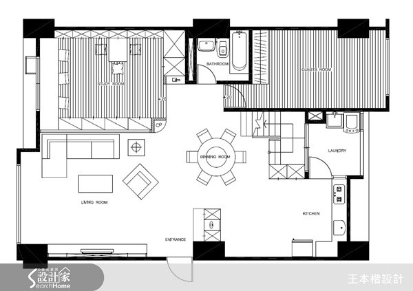 60坪新成屋(5年以下)＿混搭風案例圖片＿王本楷空間設計＿王本楷_09之17