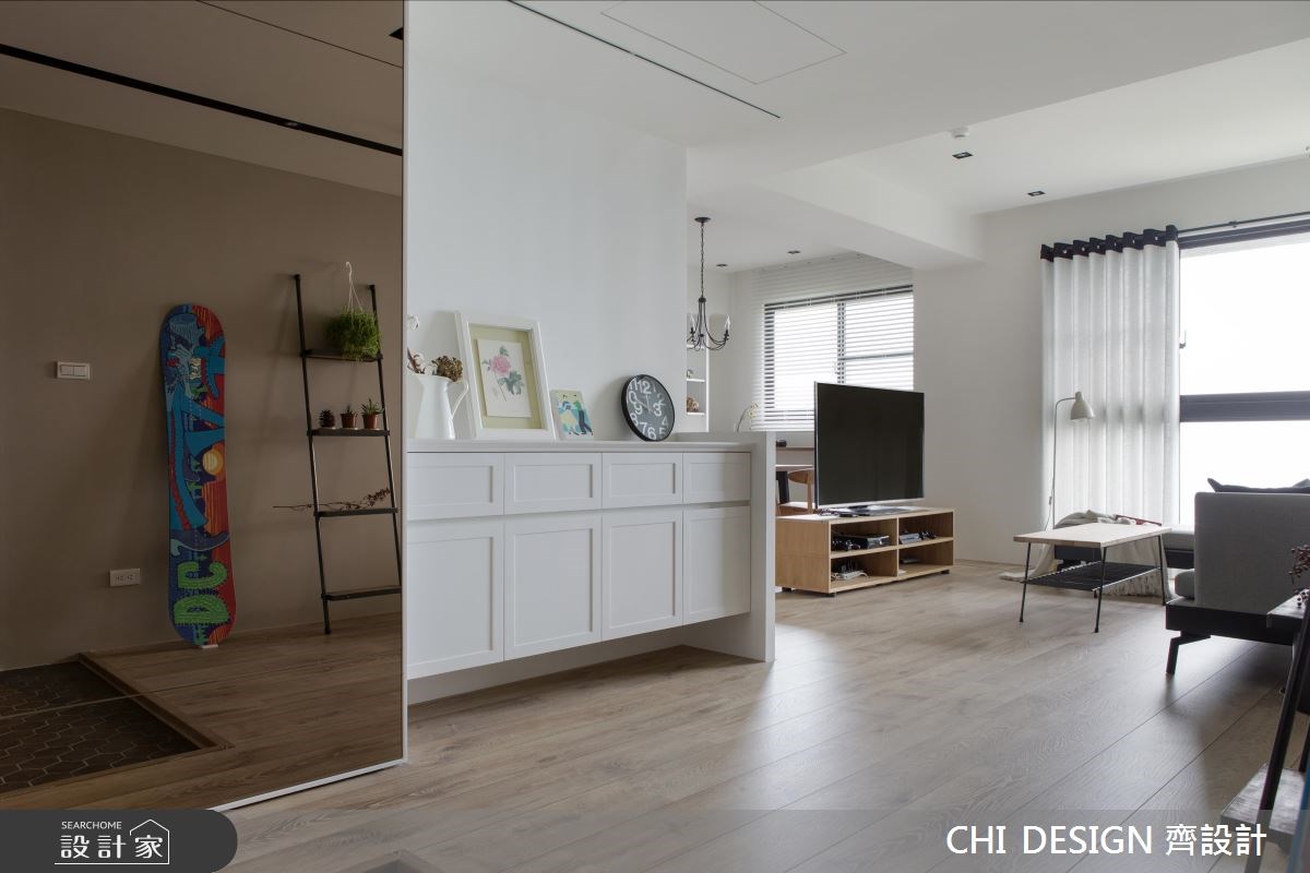 35坪新成屋(5年以下)＿混搭風客廳案例圖片＿CHI DESIGN 齊設計＿CHI DESIGN_RESIDENCE OF YU 余宅之1