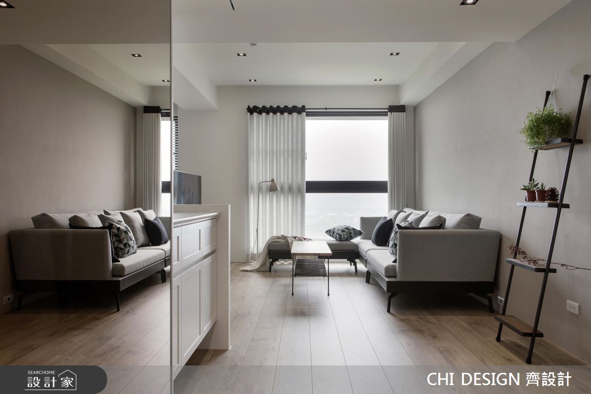 35坪新成屋(5年以下)＿混搭風客廳案例圖片＿CHI DESIGN 齊設計＿CHI DESIGN_RESIDENCE OF YU 余宅之2