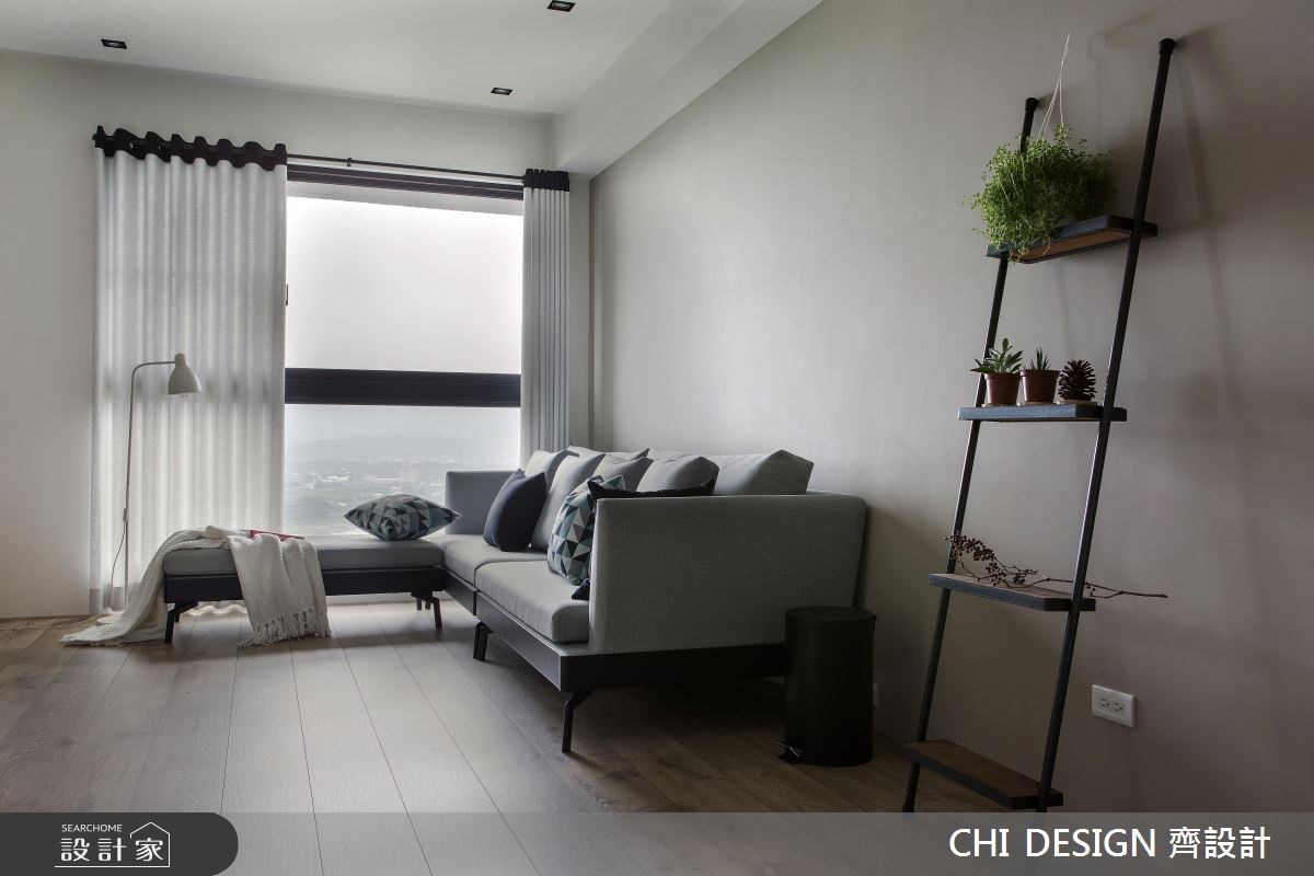 35坪新成屋(5年以下)＿混搭風客廳案例圖片＿CHI DESIGN 齊設計＿CHI DESIGN_RESIDENCE OF YU 余宅之4
