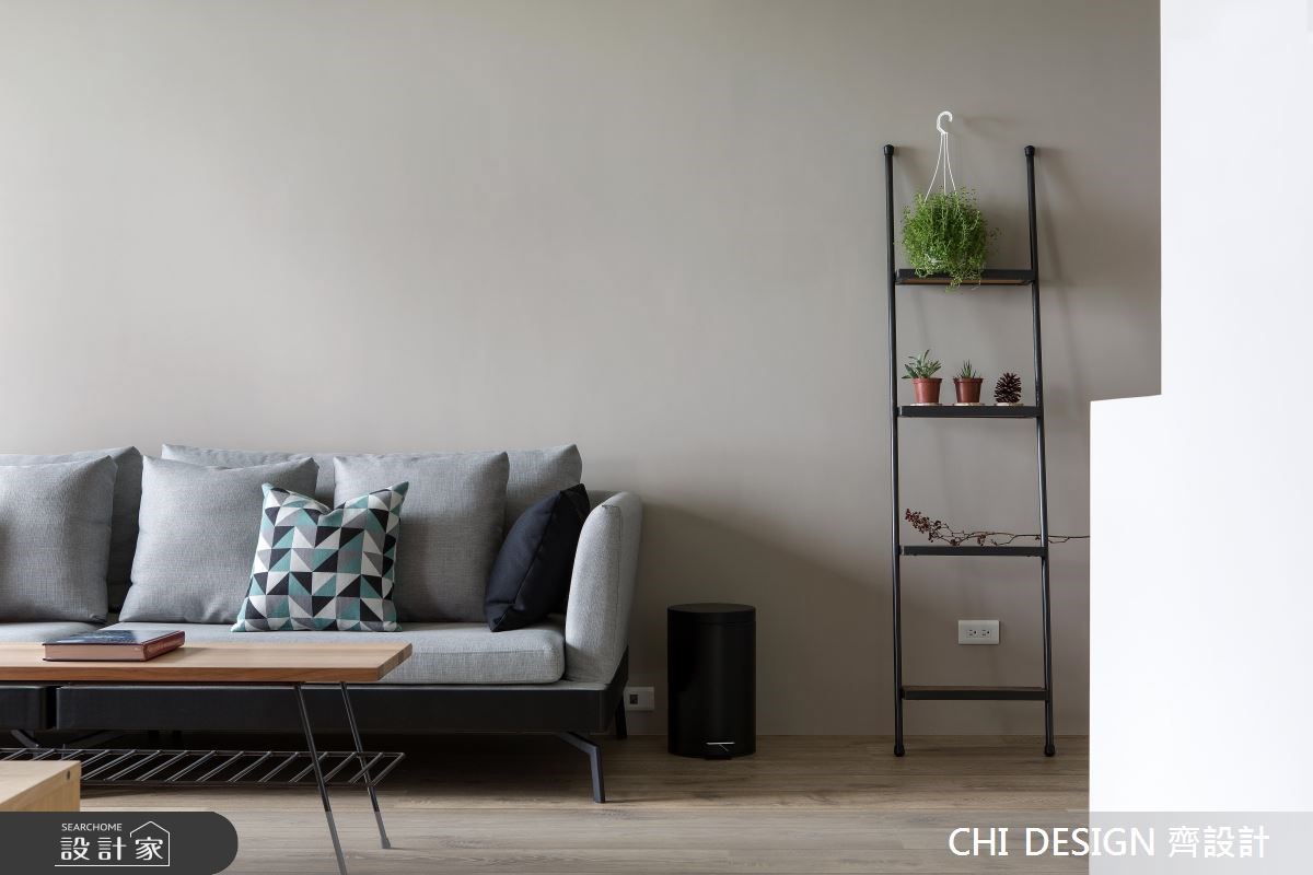 35坪新成屋(5年以下)＿混搭風客廳案例圖片＿CHI DESIGN 齊設計＿CHI DESIGN_RESIDENCE OF YU 余宅之5