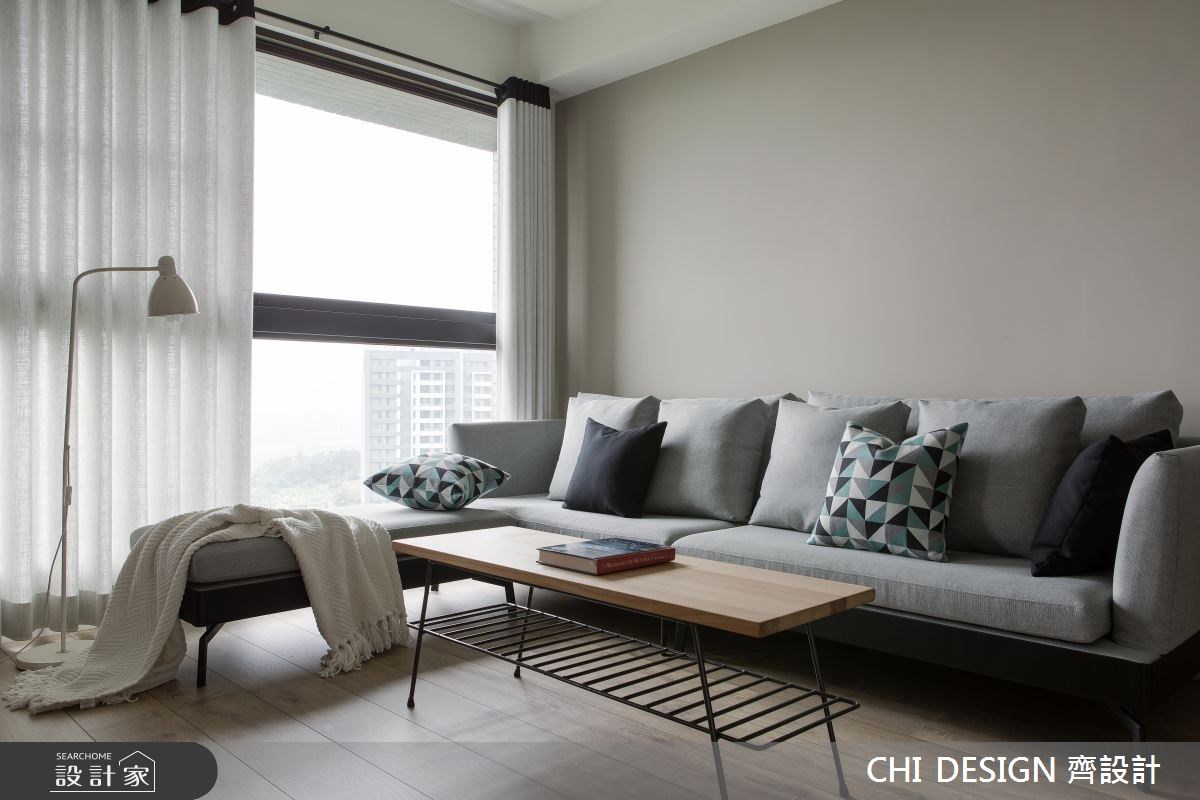 35坪新成屋(5年以下)＿混搭風客廳案例圖片＿CHI DESIGN 齊設計＿CHI DESIGN_RESIDENCE OF YU 余宅之7
