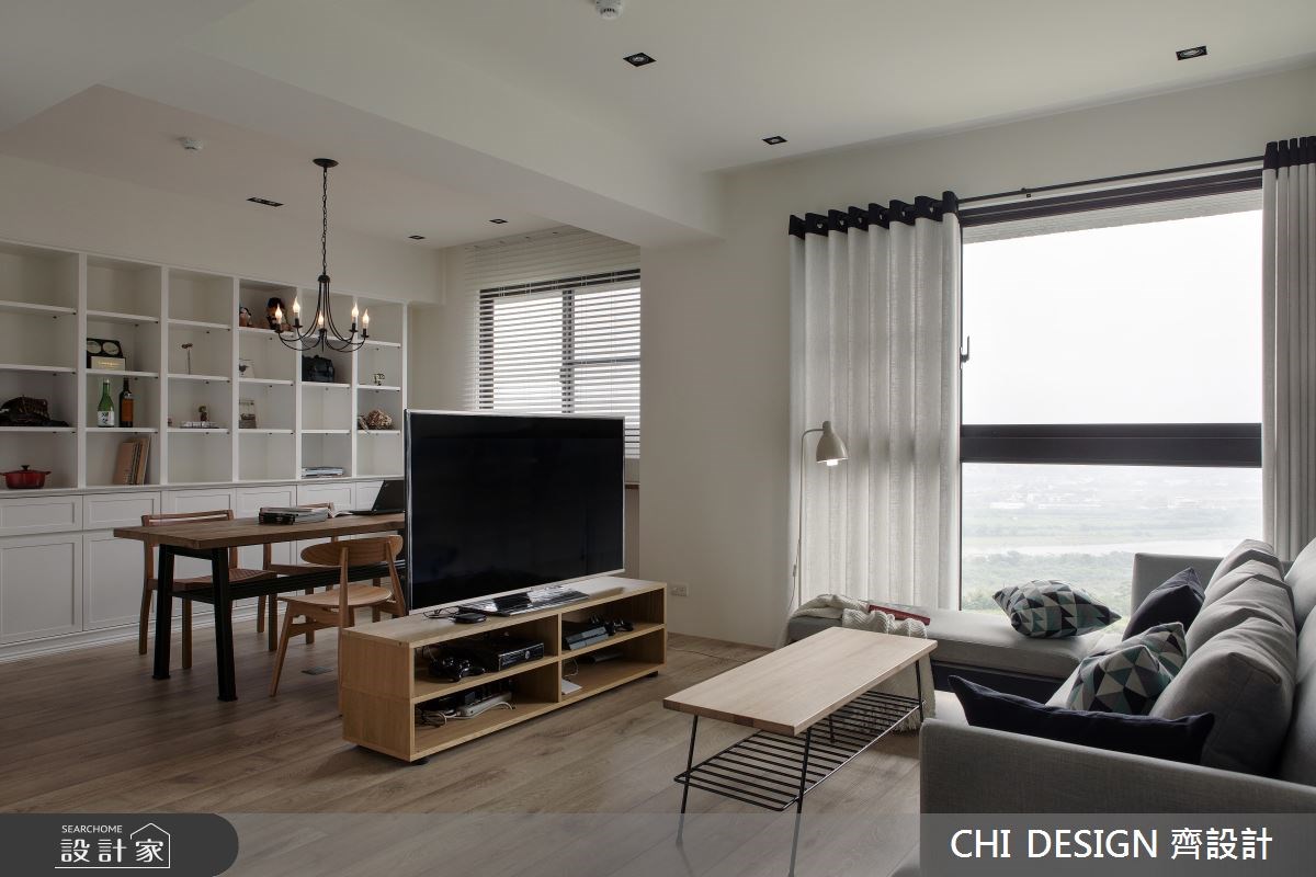 35坪新成屋(5年以下)＿混搭風客廳餐廳案例圖片＿CHI DESIGN 齊設計＿CHI DESIGN_RESIDENCE OF YU 余宅之8