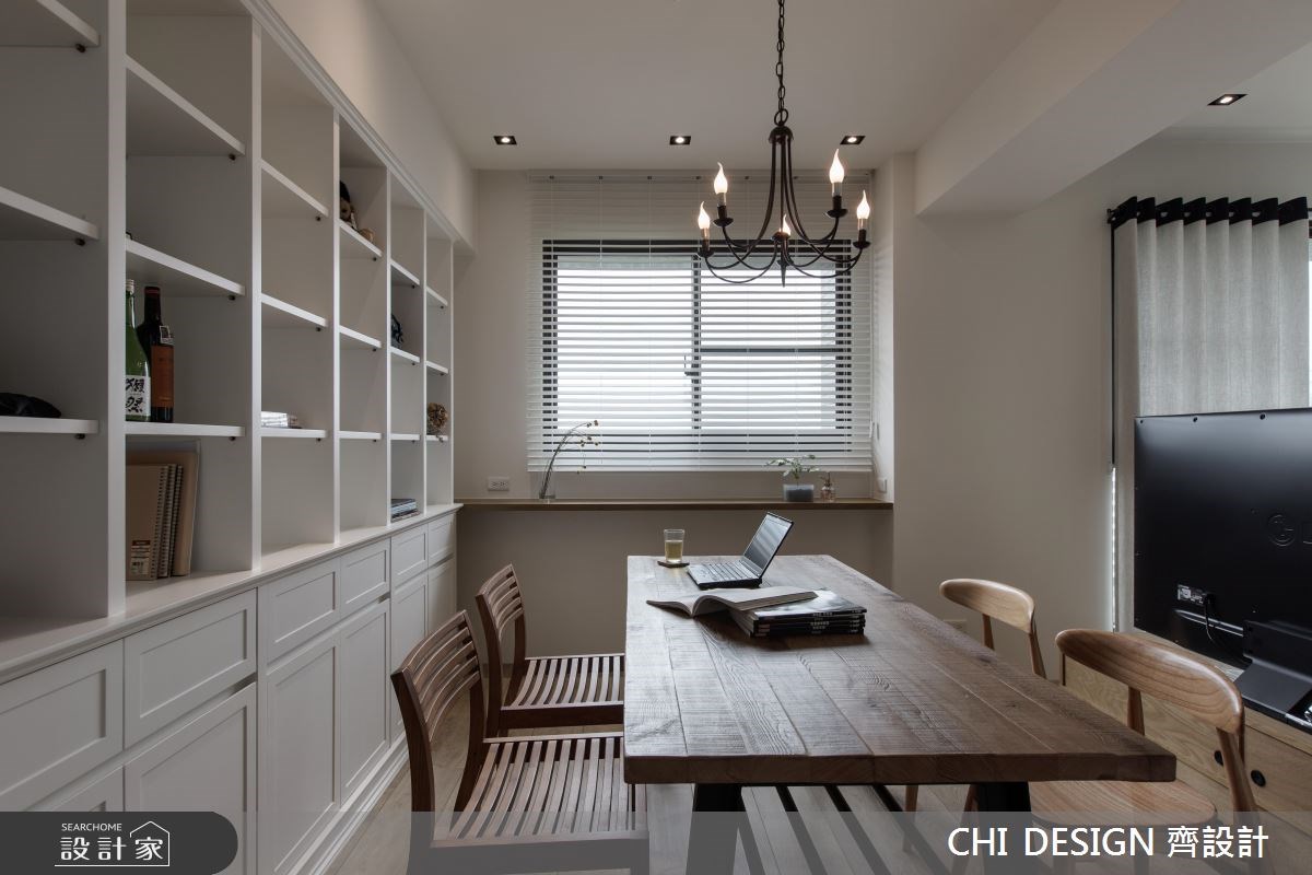 35坪新成屋(5年以下)＿混搭風餐廳工作區案例圖片＿CHI DESIGN 齊設計＿CHI DESIGN_RESIDENCE OF YU 余宅之9