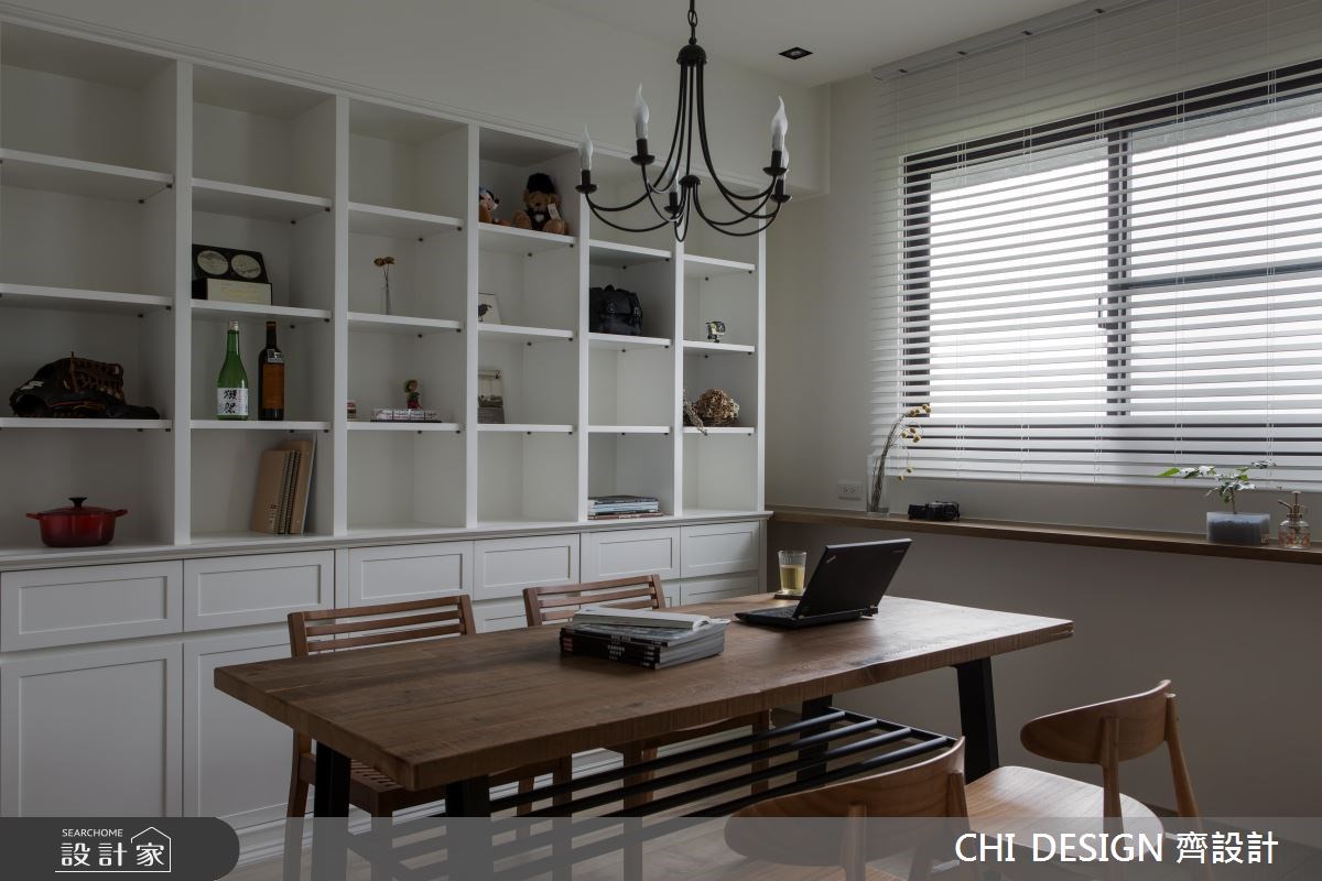 35坪新成屋(5年以下)＿混搭風餐廳工作區案例圖片＿CHI DESIGN 齊設計＿CHI DESIGN_RESIDENCE OF YU 余宅之10