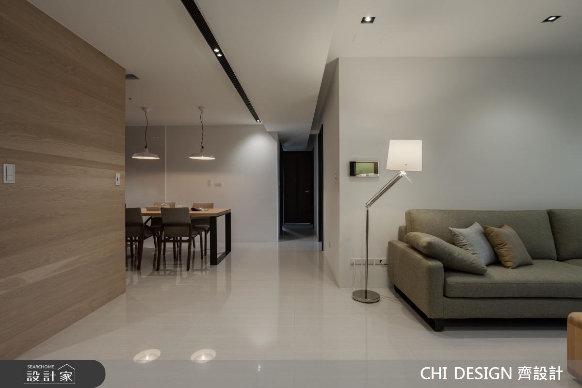 45坪新成屋(5年以下)＿混搭風客廳餐廳走廊案例圖片＿CHI DESIGN 齊設計＿CHI DESIGN_莊宅之9