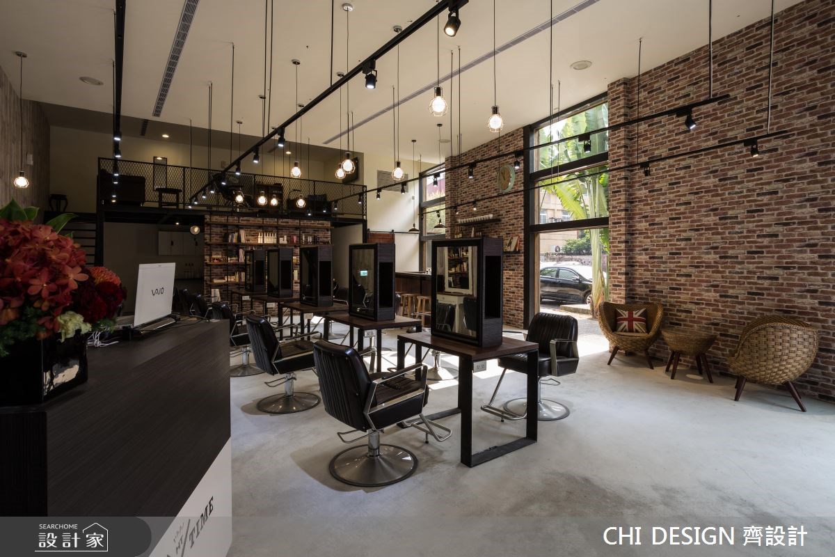 45坪中古屋(5~15年)＿混搭風商業空間案例圖片＿CHI DESIGN 齊設計＿CHI DESIGN_HAIRTIME HAIR SALON之1