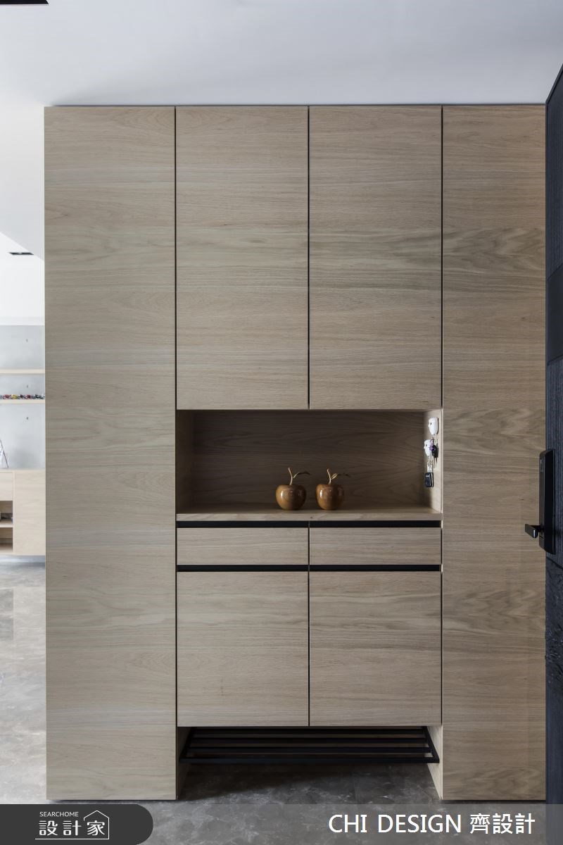 40坪新成屋(5年以下)＿混搭風玄關案例圖片＿CHI DESIGN 齊設計＿CHI DESIGN_蘇宅之2