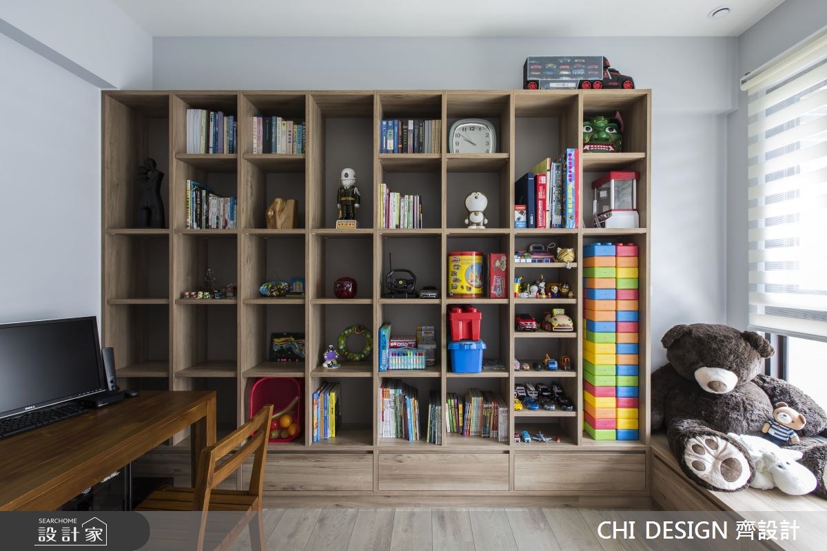 40坪新成屋(5年以下)＿混搭風書房案例圖片＿CHI DESIGN 齊設計＿CHI DESIGN_蘇宅之11