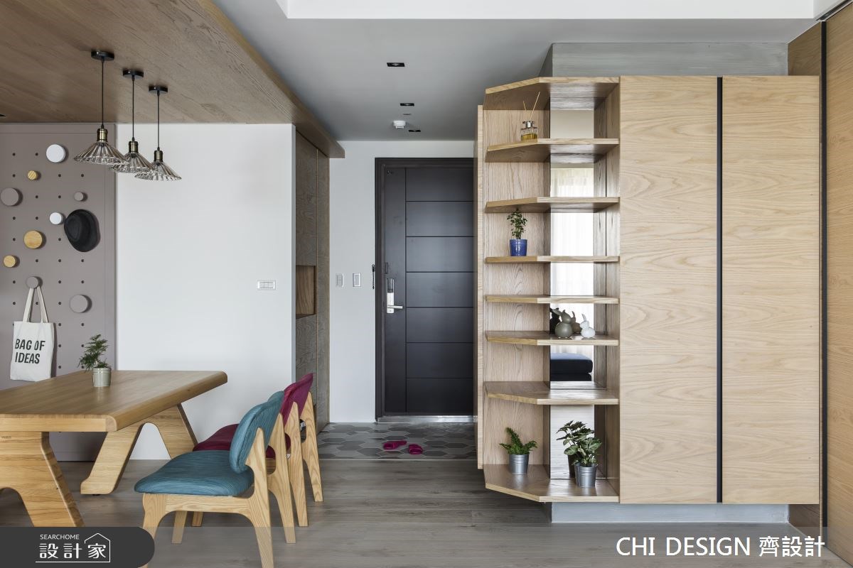 40坪＿混搭風玄關客廳案例圖片＿CHI DESIGN 齊設計＿CHI DESIGN_周宅之1