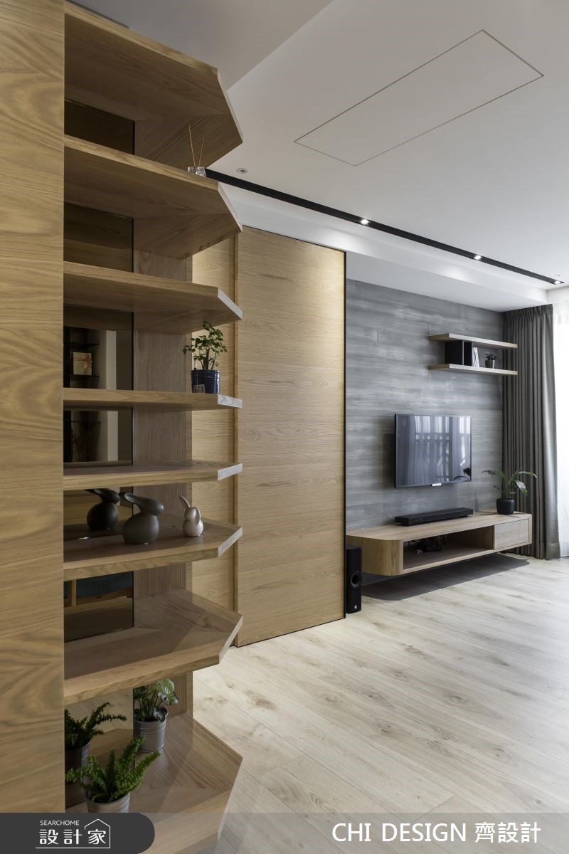 40坪＿混搭風客廳案例圖片＿CHI DESIGN 齊設計＿CHI DESIGN_周宅之3