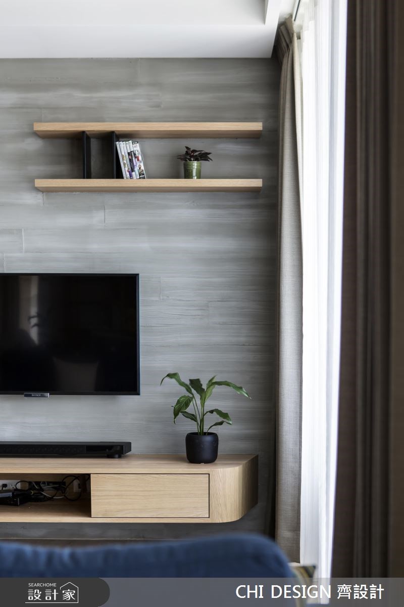 40坪＿混搭風客廳案例圖片＿CHI DESIGN 齊設計＿CHI DESIGN_周宅之9