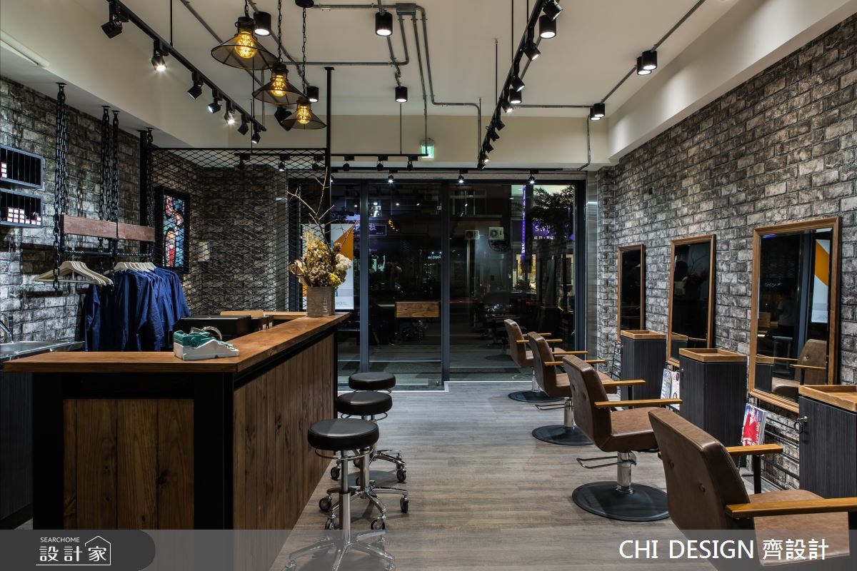 40坪＿混搭風商業空間案例圖片＿CHI DESIGN 齊設計＿CHI DESIGN_GARMO HAIR SALON之1