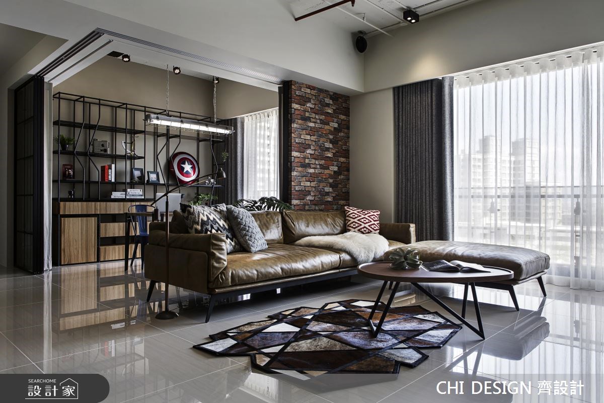 45坪新成屋(5年以下)＿混搭風客廳案例圖片＿CHI DESIGN 齊設計＿CHI DESIGN_許宅之3