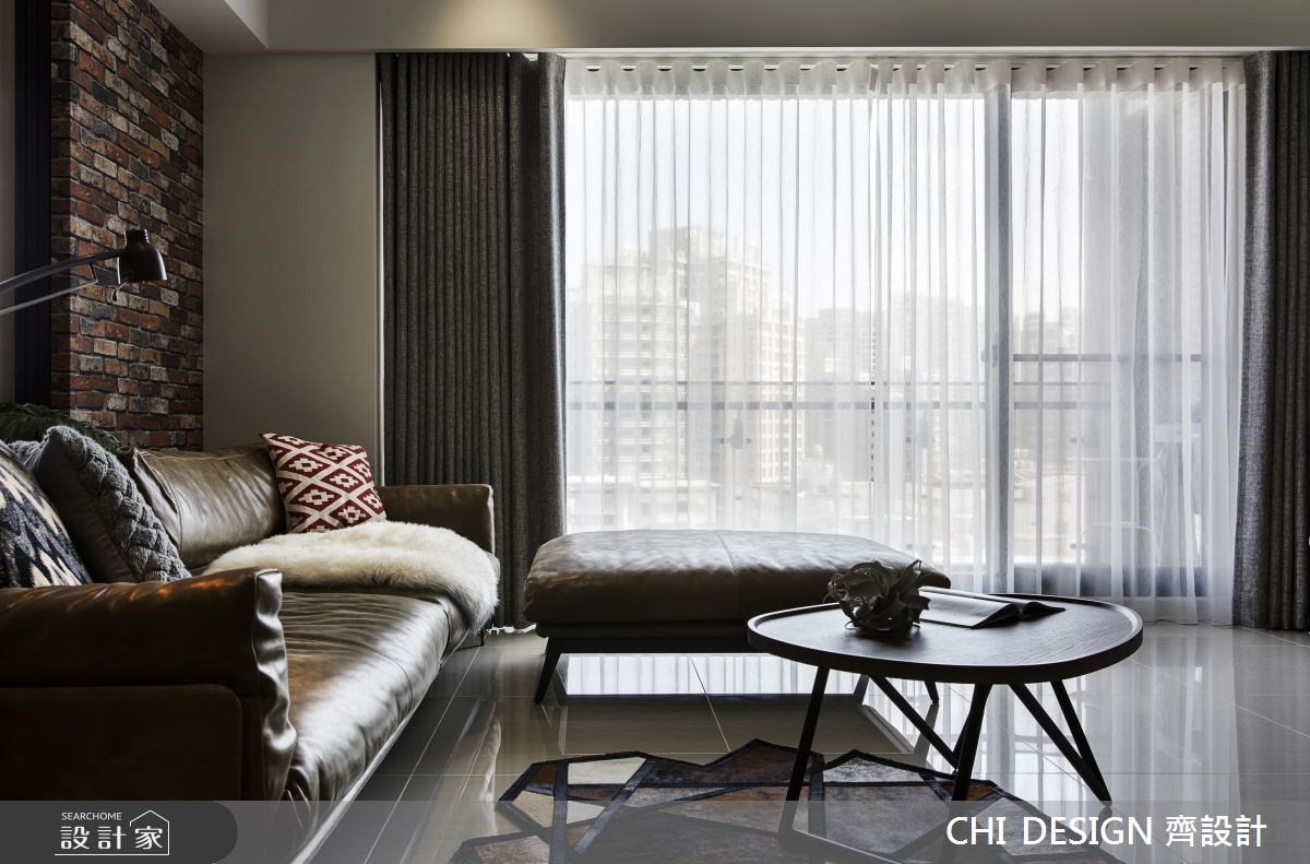 45坪新成屋(5年以下)＿混搭風客廳案例圖片＿CHI DESIGN 齊設計＿CHI DESIGN_許宅之5