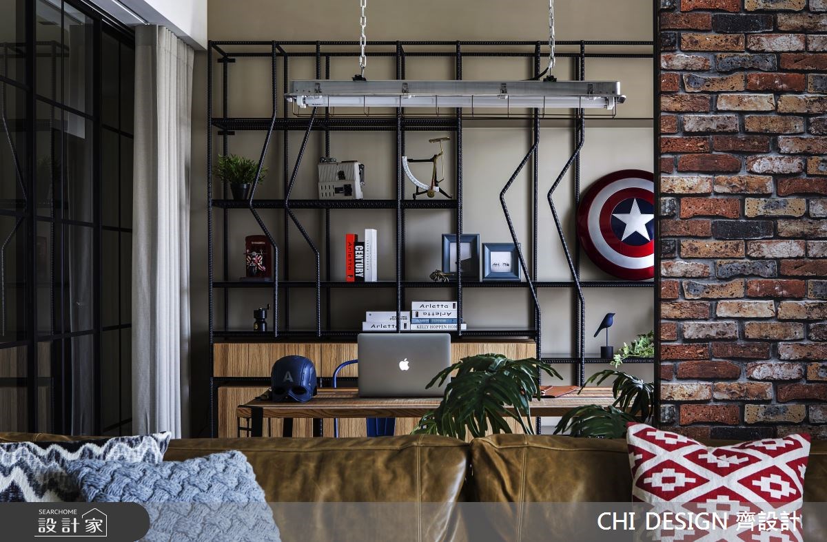 45坪新成屋(5年以下)＿混搭風工作區案例圖片＿CHI DESIGN 齊設計＿CHI DESIGN_許宅之7