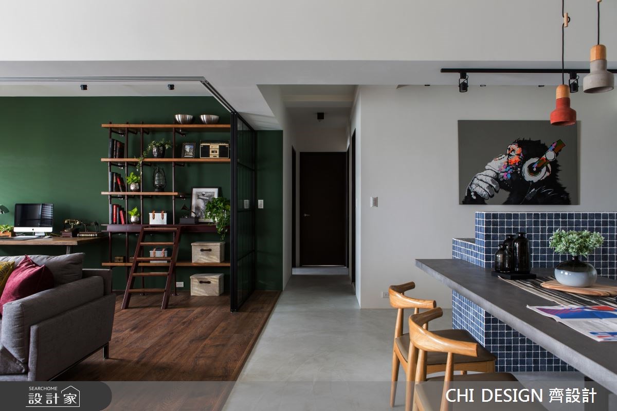 40坪新成屋(5年以下)＿混搭風客廳餐廳走廊案例圖片＿CHI DESIGN 齊設計＿CHI DESIGN_RESIDENCE OF HUNG 明日軸之9